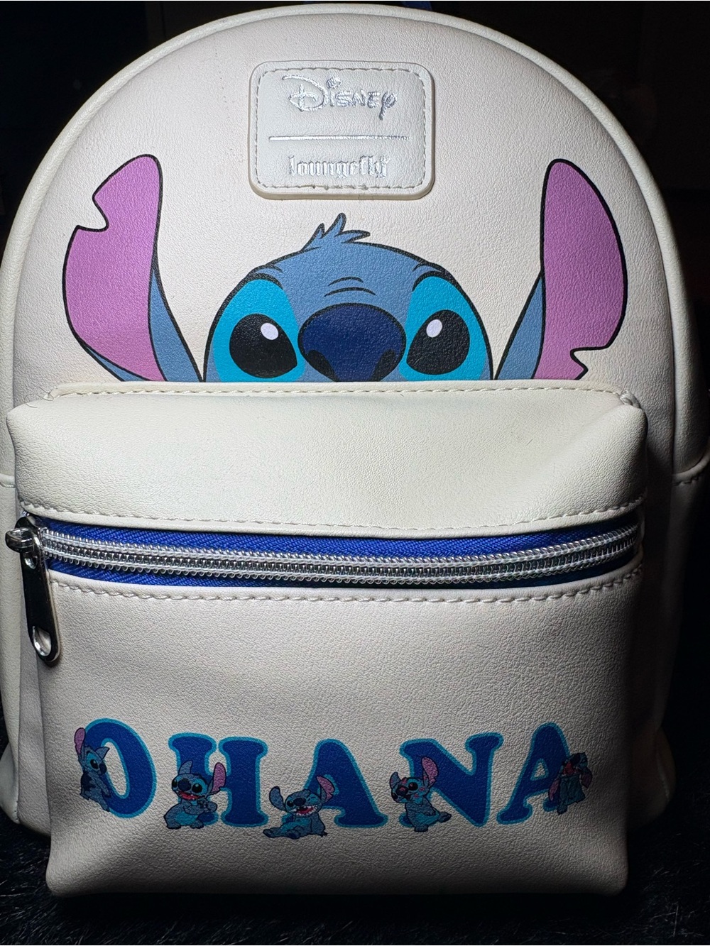 Disney Loungefly Mini Backpack with Stitch Graphic
